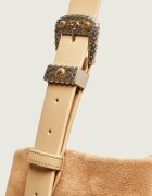 Pinko Geantă shopper BUCKET BIG TRITTICO | piele întoarsă