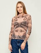 Pinko Guler înalt Mostarda | Slim Fit