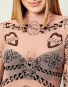 Pinko Guler înalt Mostarda | Slim Fit