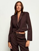 Pinko Jachetă Manna | Cropped Fit cu adaos de lână