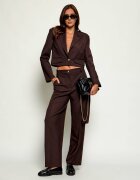 Pinko Jachetă Manna | Cropped Fit cu adaos de lână