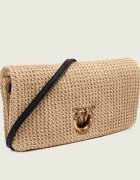 Pinko Poșetă plic CLICK SOFT HORIZONTAL CLASSIC cu adaos de piele