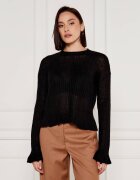 Pinko Pulover Blu Di Russia | regular fit | cu adaos de mătase și lână