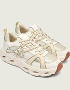 Pinko Sneakers Pink 06 cu adaos de piele