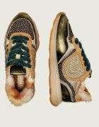 Pinko Sneakers Zoe 12 | shearling | piele întoarsă cu adaos de piele