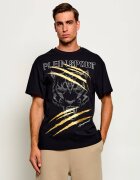 Plein Sport Tricou Tiger Golden Scratch | regular fit