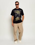 Plein Sport Tricou Tiger Golden Scratch | regular fit
