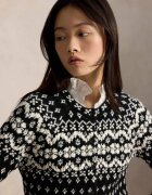 Polo Ralph Lauren De lână cardigan Fair Isle | Cropped Fit