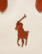 Polo Ralph Lauren Geantă shopper cu adaos de piele