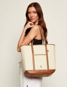 Polo Ralph Lauren Geantă shopper cu adaos de piele