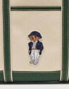 Polo Ralph Lauren Geantă shopper polo Bear Canvas cu adaos de piele