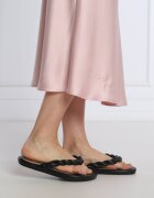 Red Valentino Flip flops cu adaos de piele