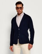 Sand Copenhagen Cardigan Milano | regular fit cu adaos de lână