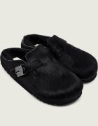 Scholl De piele mules (încălțăminte) Grace cu adaos de lână
