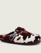 Scholl De piele mules (încălțăminte) Grace cu adaos de lână