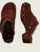 Scholl Mules (încălțăminte) Pescura Robin | piele întoarsă | shearling cu adaos de lână