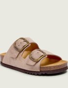 Scholl Șlapi NOELLE | piele întoarsă