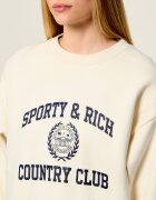 Sporty&Rich Hanorac Varsity Crest | Oversize fit