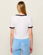 Sporty&Rich Tricou California Emblem Soft Ringer | Cropped Fit