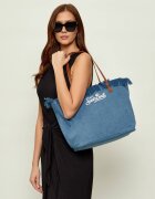ST.Barth De blugi geantă shopper City cu adaos de piele