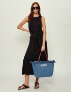 ST.Barth De blugi geantă shopper City cu adaos de piele