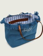 ST.Barth De blugi geantă shopper City cu adaos de piele
