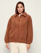 ST.Barth Din fleece geacă Jeanne Teddy | Oversize fit
