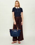 ST.Barth Geantă shopper CITY cu adaos de piele