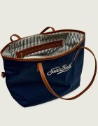 ST.Barth Geantă shopper CITY cu adaos de piele