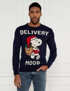 ST.Barth Pulover Heron | St. Barth x Peanuts | regular fit cu adaos de lână și cașmir