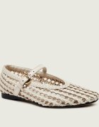 Tommy Hilfiger Balerini Mary Jane cu adaos de piele