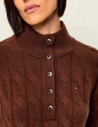 Tommy Hilfiger De lână guler înalt Henley | Relaxed fit