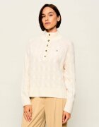 Tommy Hilfiger De lână guler înalt Henley | Relaxed fit