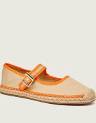 Tommy Hilfiger Espadrile Buckle Mary Jane cu adaos de piele