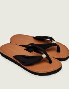 Tommy Hilfiger Flip flops cu adaos de piele