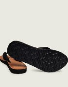 Tommy Hilfiger Flip flops cu adaos de piele