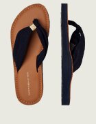 Tommy Hilfiger Flip flops cu adaos de piele