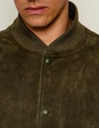 Tommy Hilfiger Geacă bomber Varsity | piele întoarsă cu adaos de piele