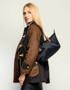 Tommy Hilfiger Geantă pe umăr East West cu adaos de piele