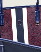 Tommy Hilfiger Geantă shopper cu două fețe + borsetă MONOPLAY LE MAXI