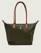 Tommy Hilfiger Geantă shopper Popette cu adaos de piele