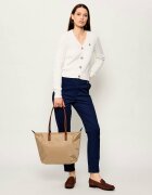 Tommy Hilfiger Geantă shopper Popette cu adaos de piele