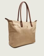 Tommy Hilfiger Geantă shopper Popette cu adaos de piele