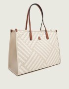 Tommy Hilfiger Geantă shopper TH CITY cu adaos de piele
