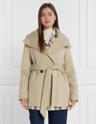 Tommy Hilfiger Palton DB BELTED FUNNEL JKT cu adaos de lână