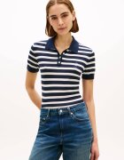 Tommy Hilfiger Polo | Slim Fit cu adaos de mătase