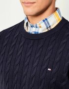 Tommy Hilfiger Pulover CLASSIC CABLE TH x F.C. Liverpool | regular fit