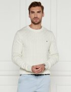 Tommy Hilfiger Pulover CLASSIC CABLE TH x F.C. Liverpool | regular fit