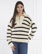 Tommy Hilfiger Pulover CO CARDI STITCH 1/2 ZIP SWT | Loose fit