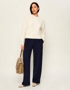 Tommy Hilfiger Pulover | Loose fit | cu adaos de mătase și lână